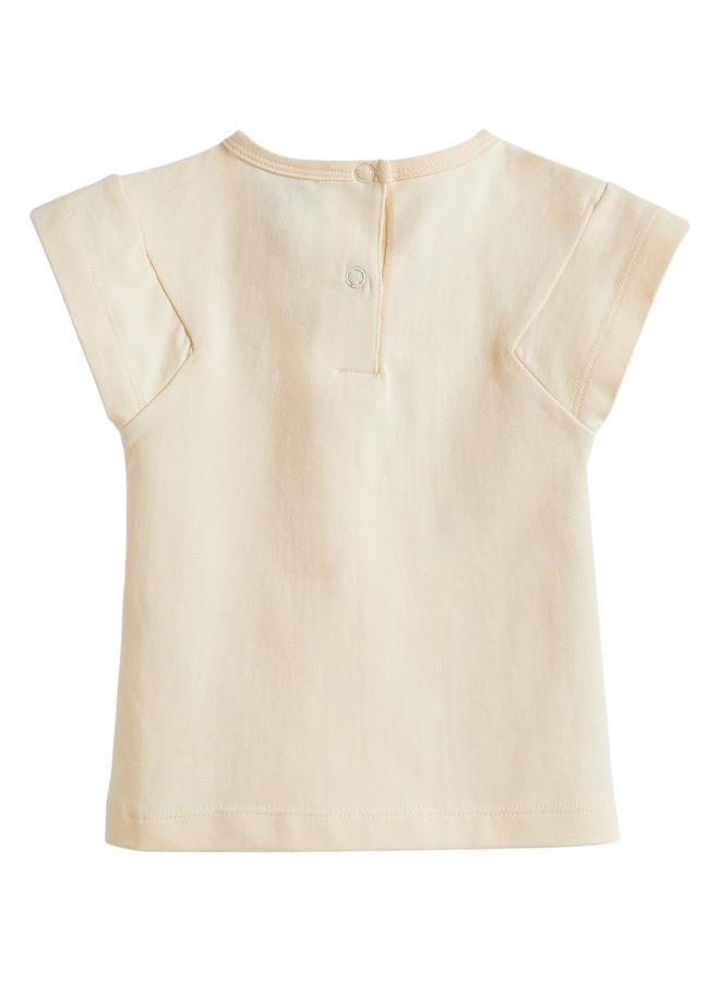 Dirkje Girls Schiffli Cotton Top And Trousers Set - Image 3